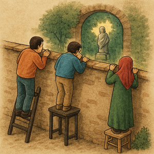 داستان نگاه انداختن به خانه همسایه